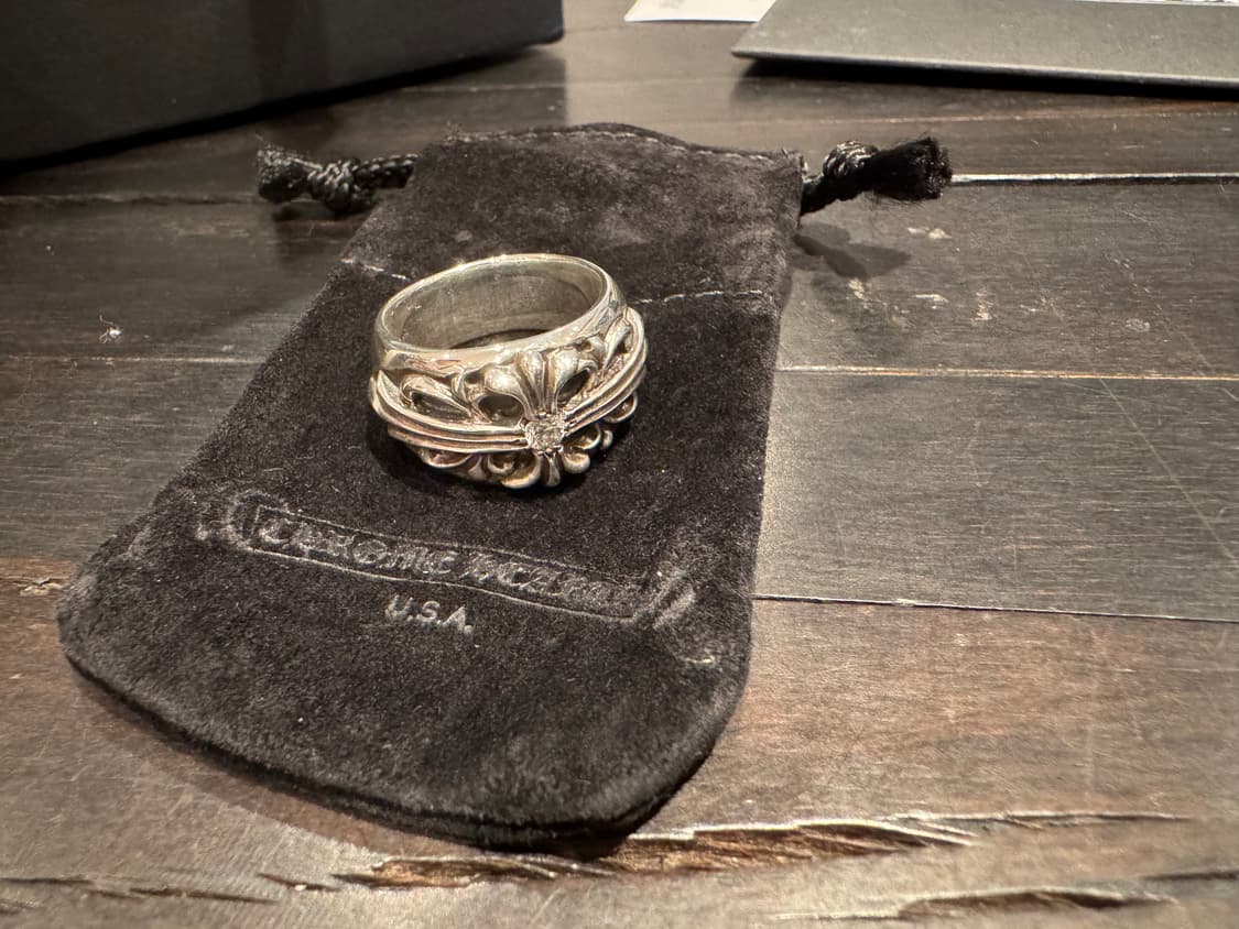 크롬하츠 플로랄크로스링 1p 7.5사이즈 새상품 상품이미지3