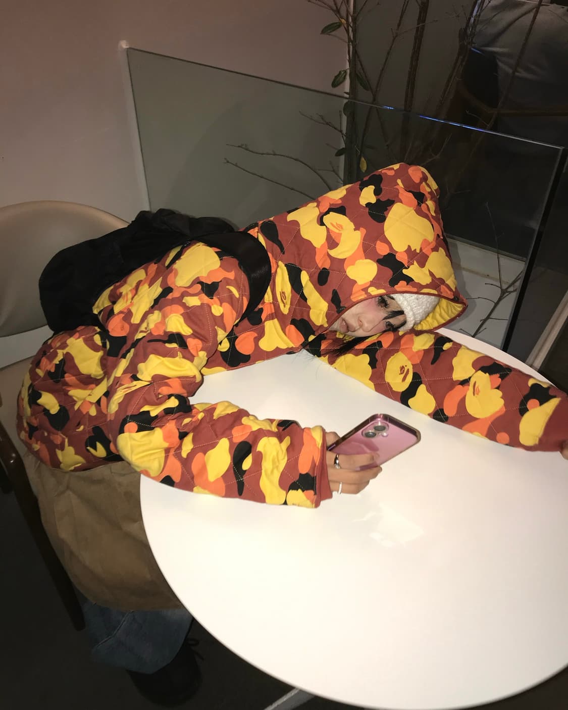 Bape First Camouflage Quilted Two-Way  상품이미지1