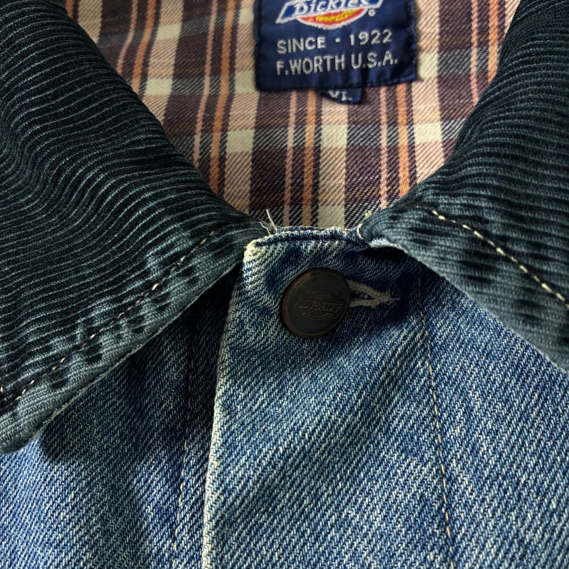Dickies  디키즈 90,s 데님 초어 워크 자켓  상품이미지5