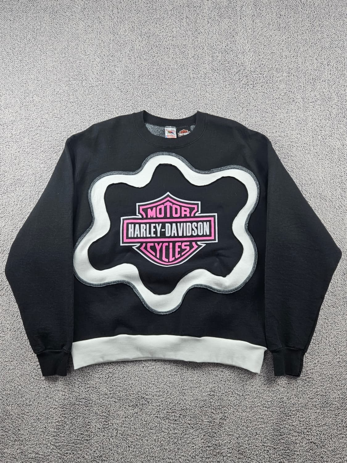 할리데이비슨X프룻오브더룸 아플리케 커스텀 맨투맨 ( L ) / 9342 상품이미지2