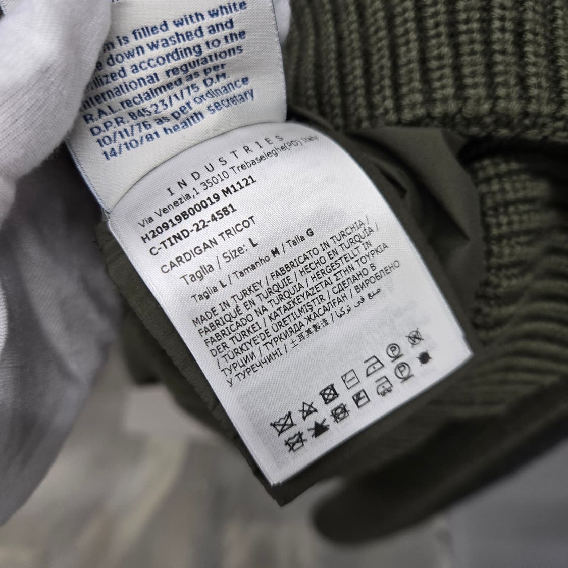 몽클레어 투포켓 니트패딩 L 상품이미지5