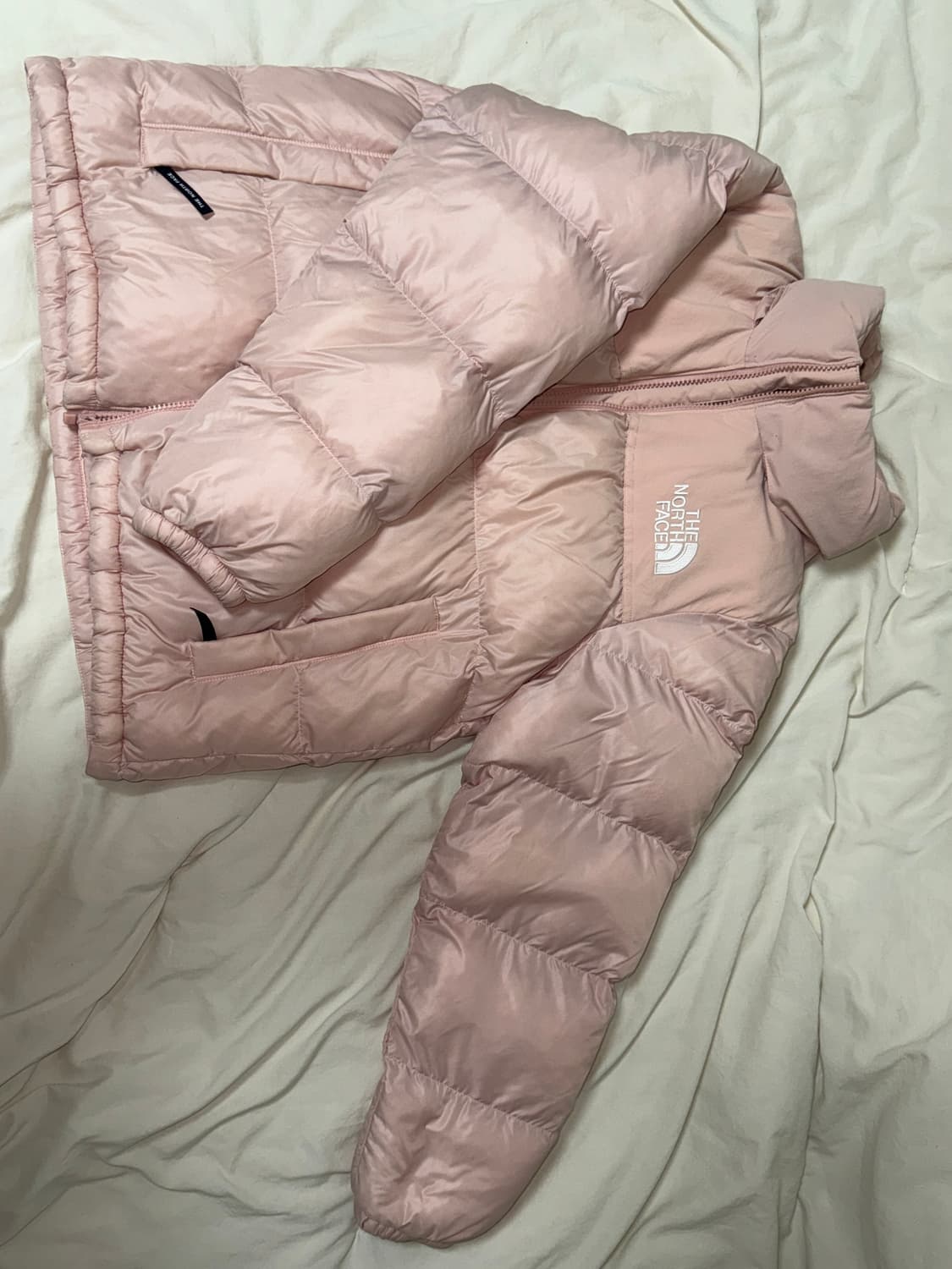 노스페이스 눕시 온 볼 자켓 페일 핑크 상품이미지4