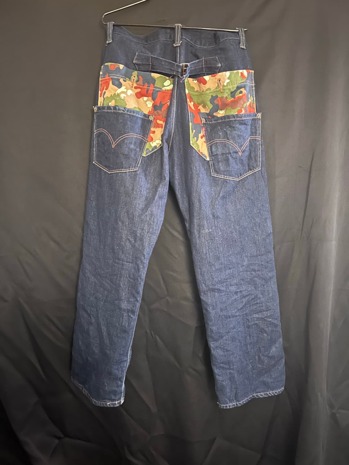 Junya Watanabe 신치백 카모 백포켓 데님팬츠 xs 상품이미지1