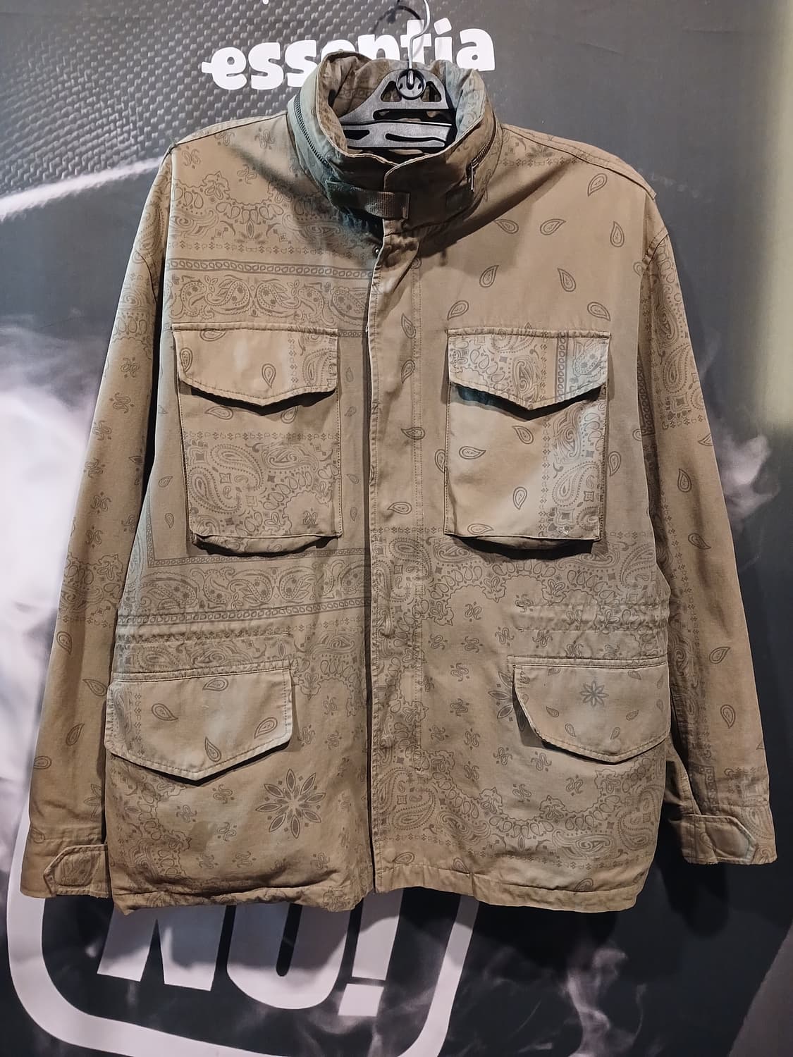 뉴에라 M65 필드 자켓 페이즐리 그린 상품이미지1