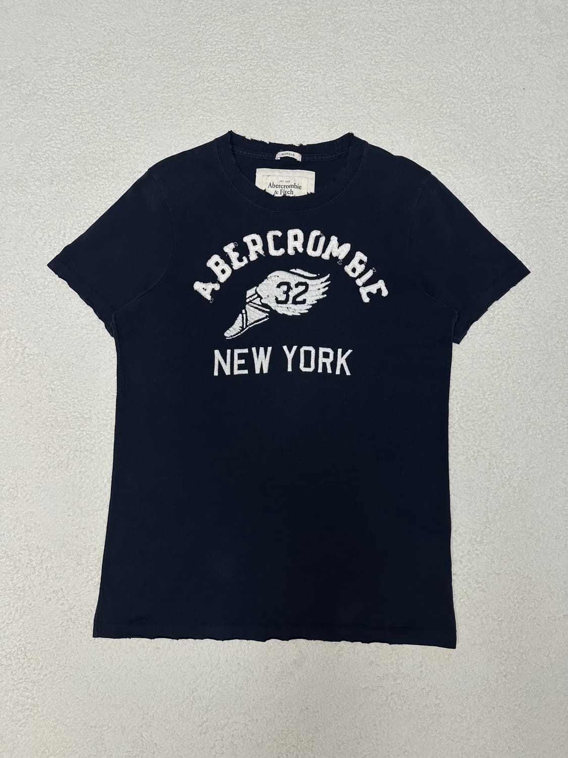 아베크롬비 패치로고 반팔 다크네이비 상품이미지1