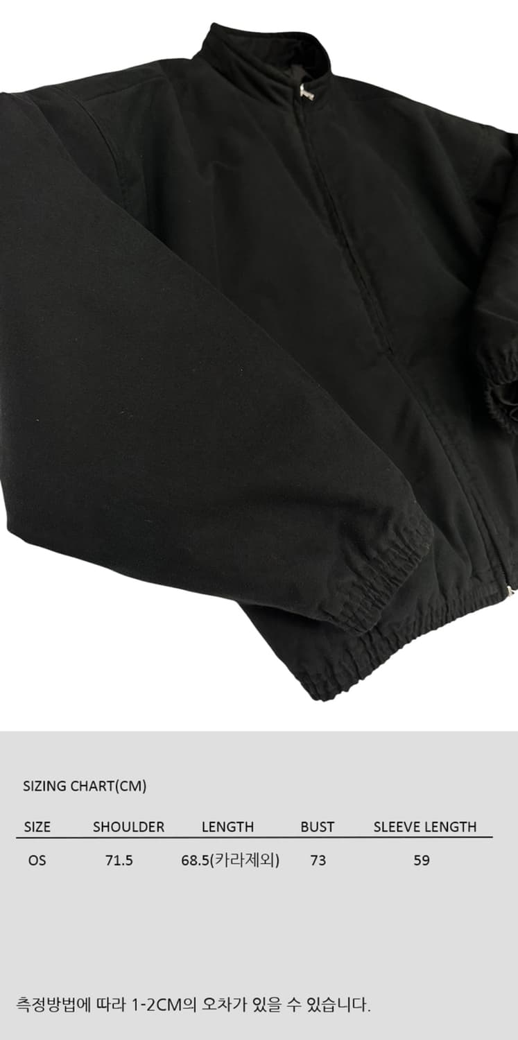 [OS]논노드 몰스킨 봄버 블랙 상품이미지10