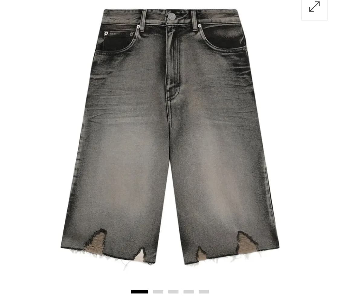 (새 상품) WE11DONE 보석 데님 쇼츠 상품이미지1