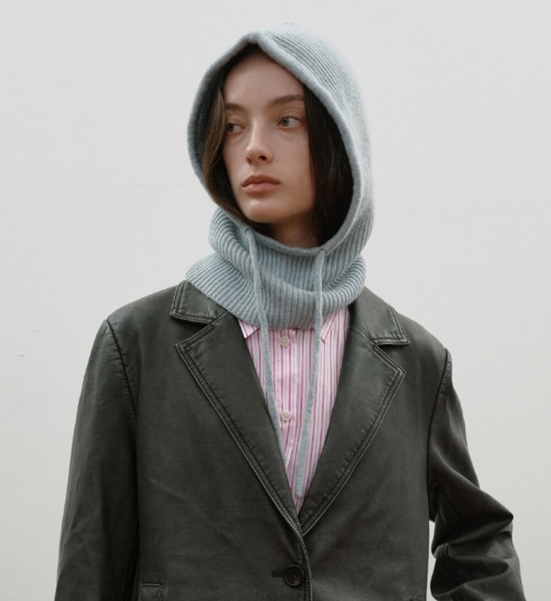 엠디지티 캐시미어 바라클라바 민트 상품이미지5