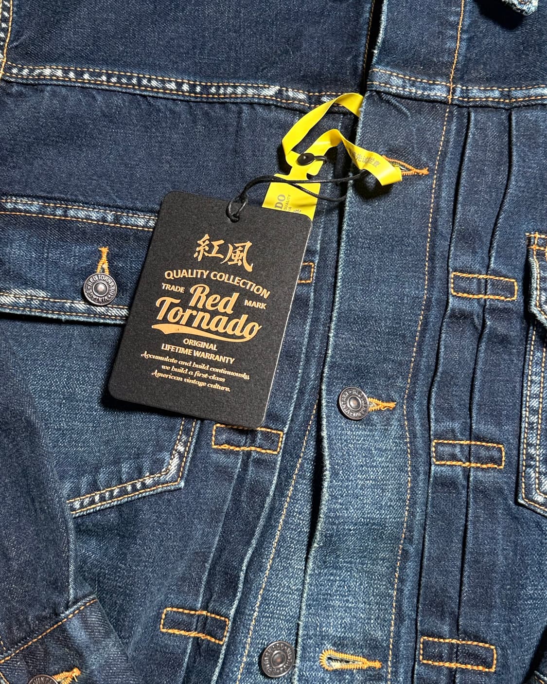 레드토네이도 VS101XX-0109 타입 2세대 셀비지 데님 자켓 M 상품이미지3