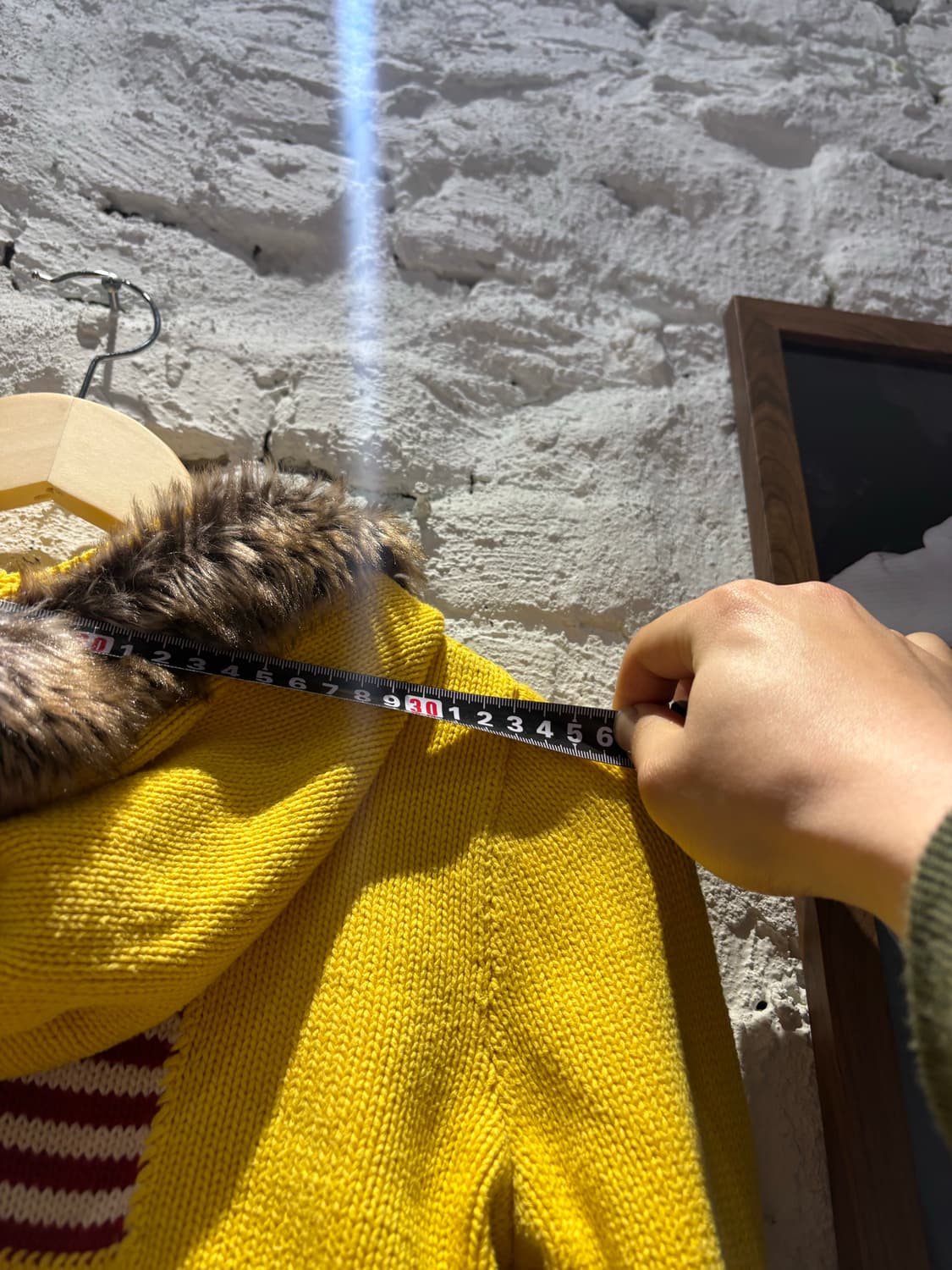 폴로 랄프로렌 퍼 니트 후드집업 상품이미지7