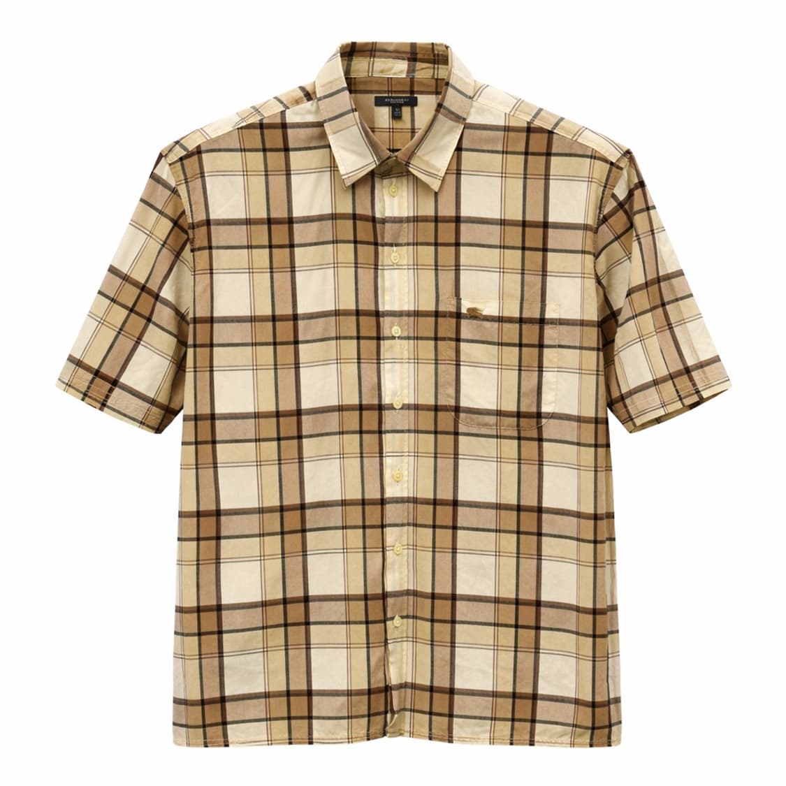 버버리 런던 체크 반팔 셔츠 XL 상품이미지1