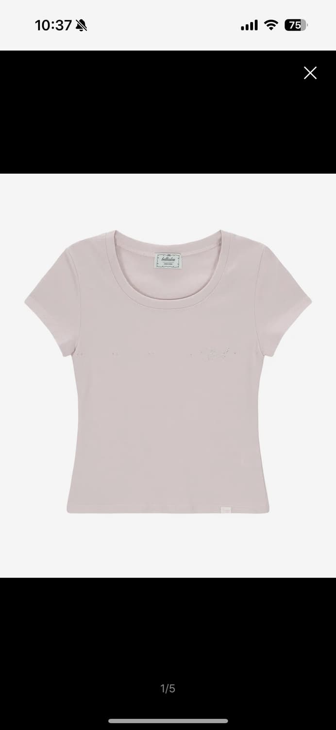 벨리아르 TWINKLE HALF TEE-PINK 상품이미지1