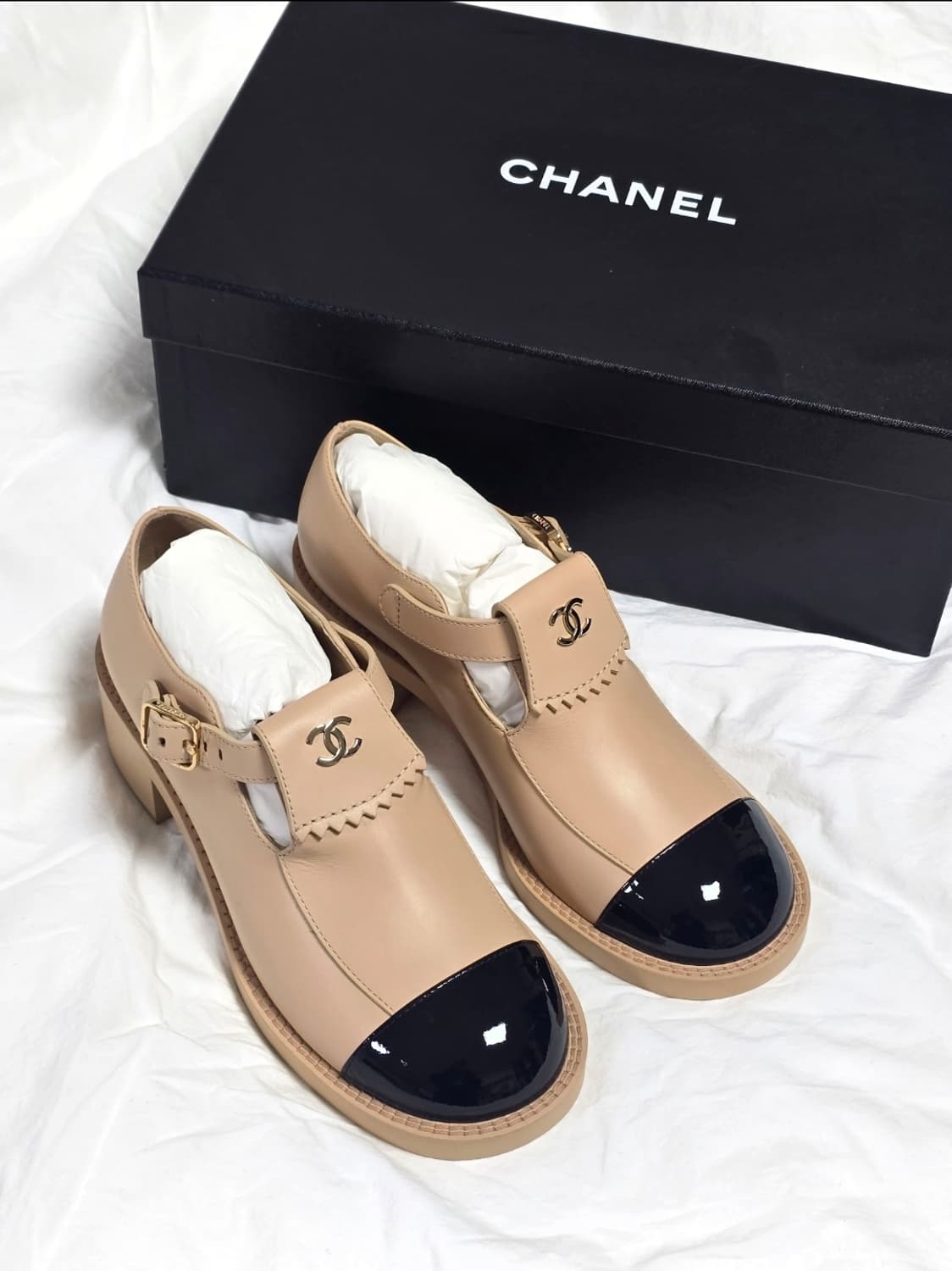 [EU39] 샤넬 마크다운 버클 메리제인 로퍼 새제품 상품이미지2