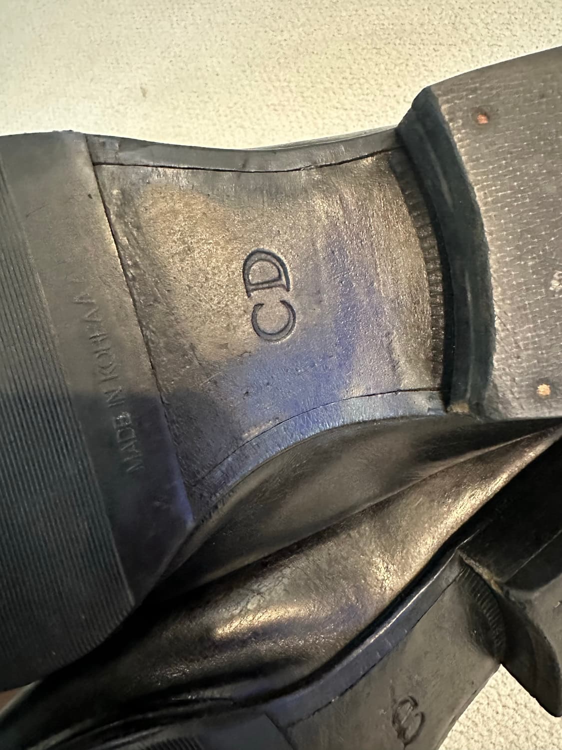 00s 디올 옴므(Dior homme)스퀘어토 캡토 더비 슈즈 상품이미지5