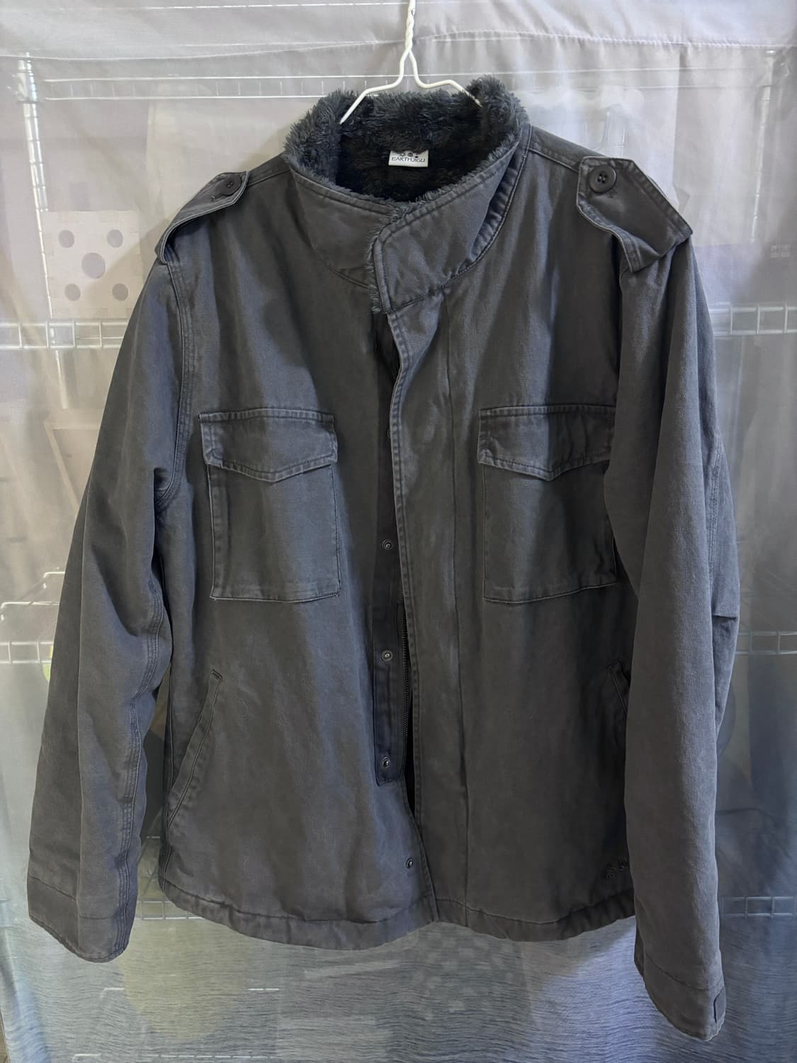 어스지구 PIGMENT WARM FIELD JACKET-CHARCOAL 상품이미지3