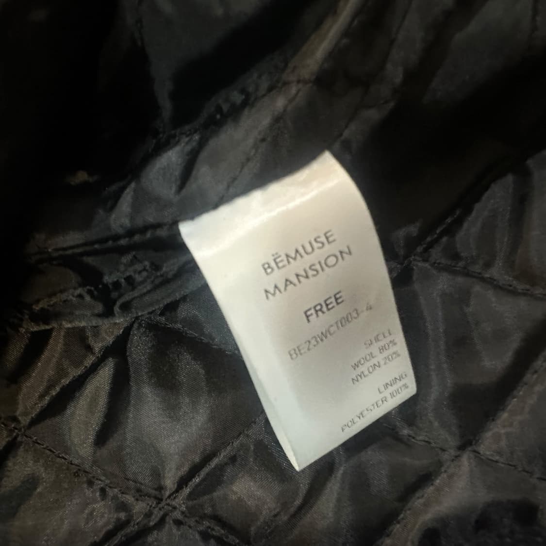 비뮤즈맨션 clasp 하프 코트 상품이미지6