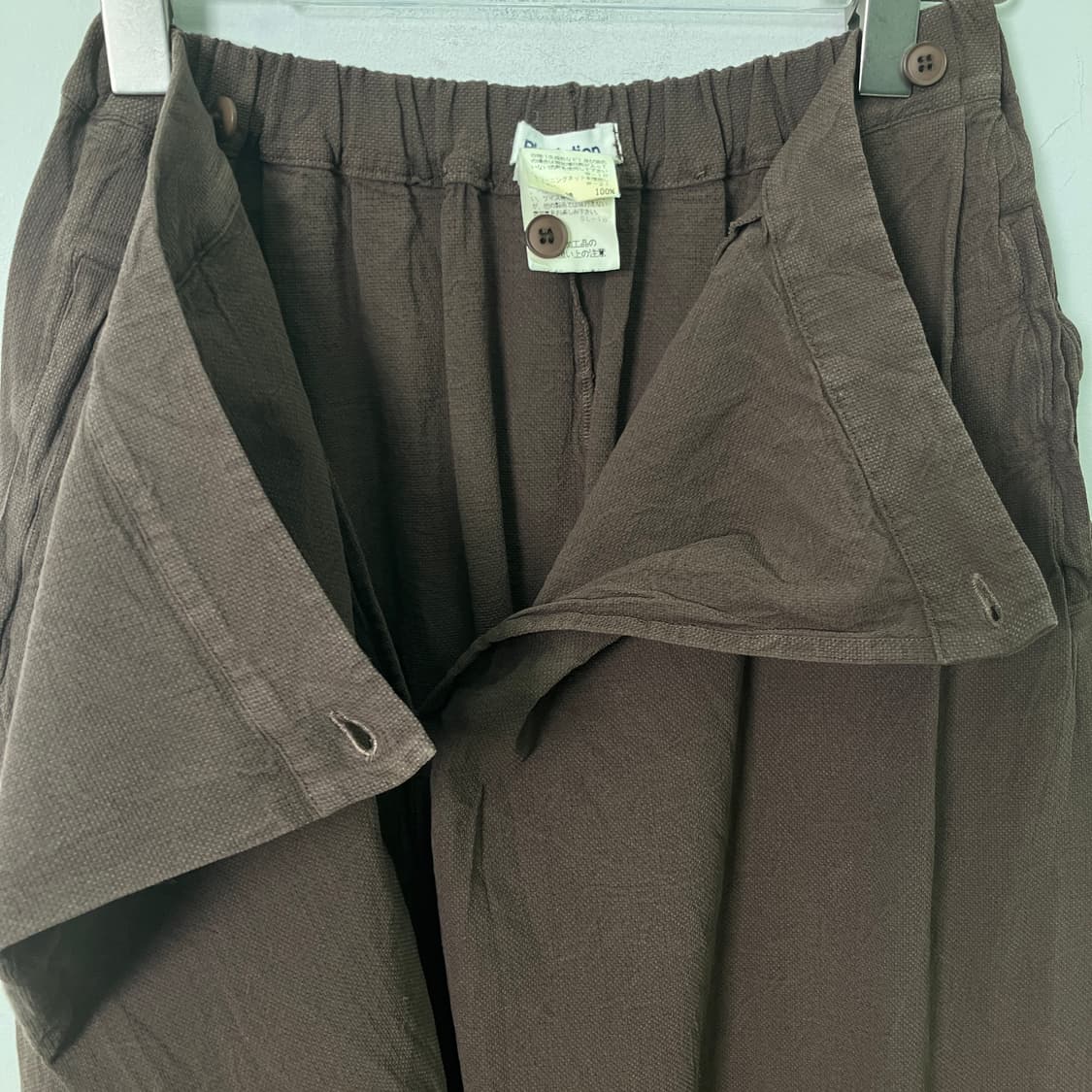 이세이미야케 플랜테이션 브라운 랩 롱 스커트 M 상품이미지7