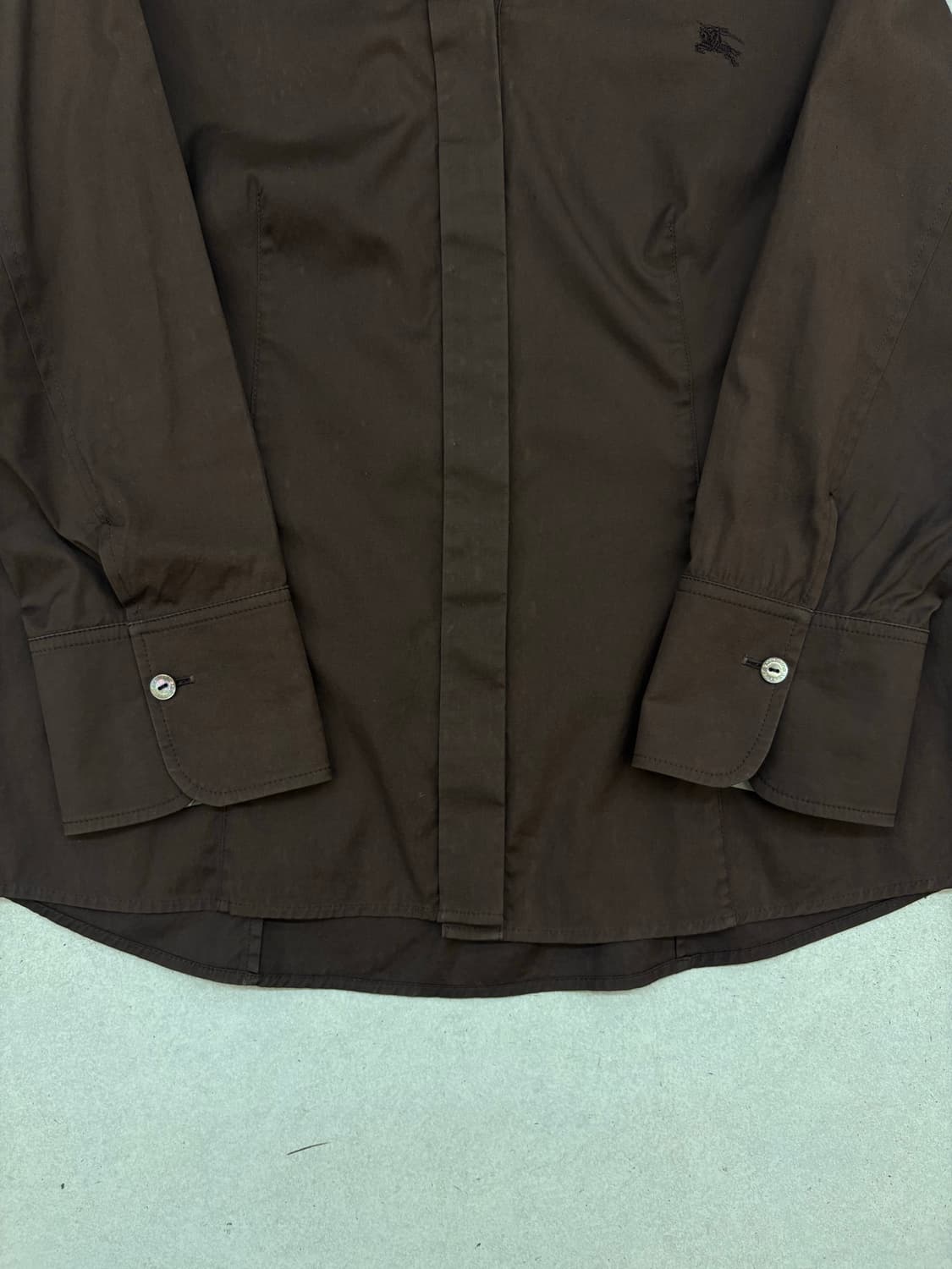 버버리 런던 노바체크 브라운 셔츠 상품이미지7