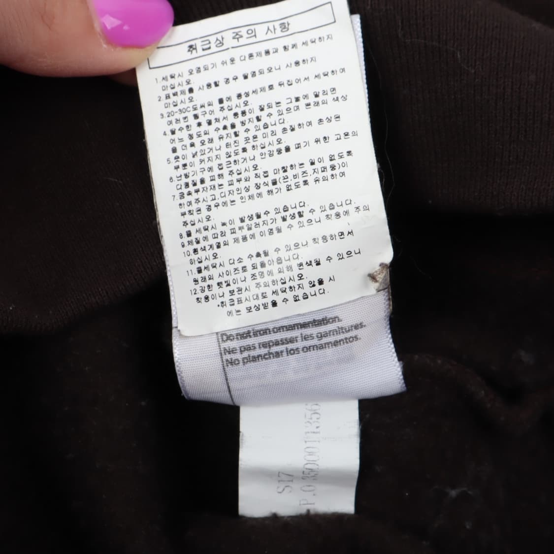 칼하트 다크브라운 k288 코튼 후드티 상품이미지10