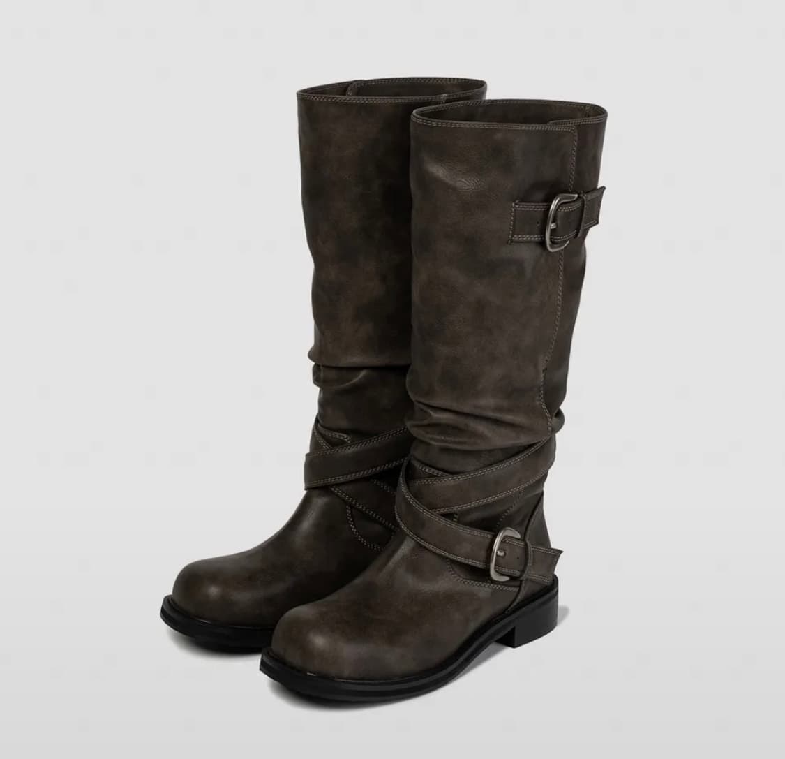 기호 레이븐 폴더블 버클 부츠 그레이 230 상품이미지2