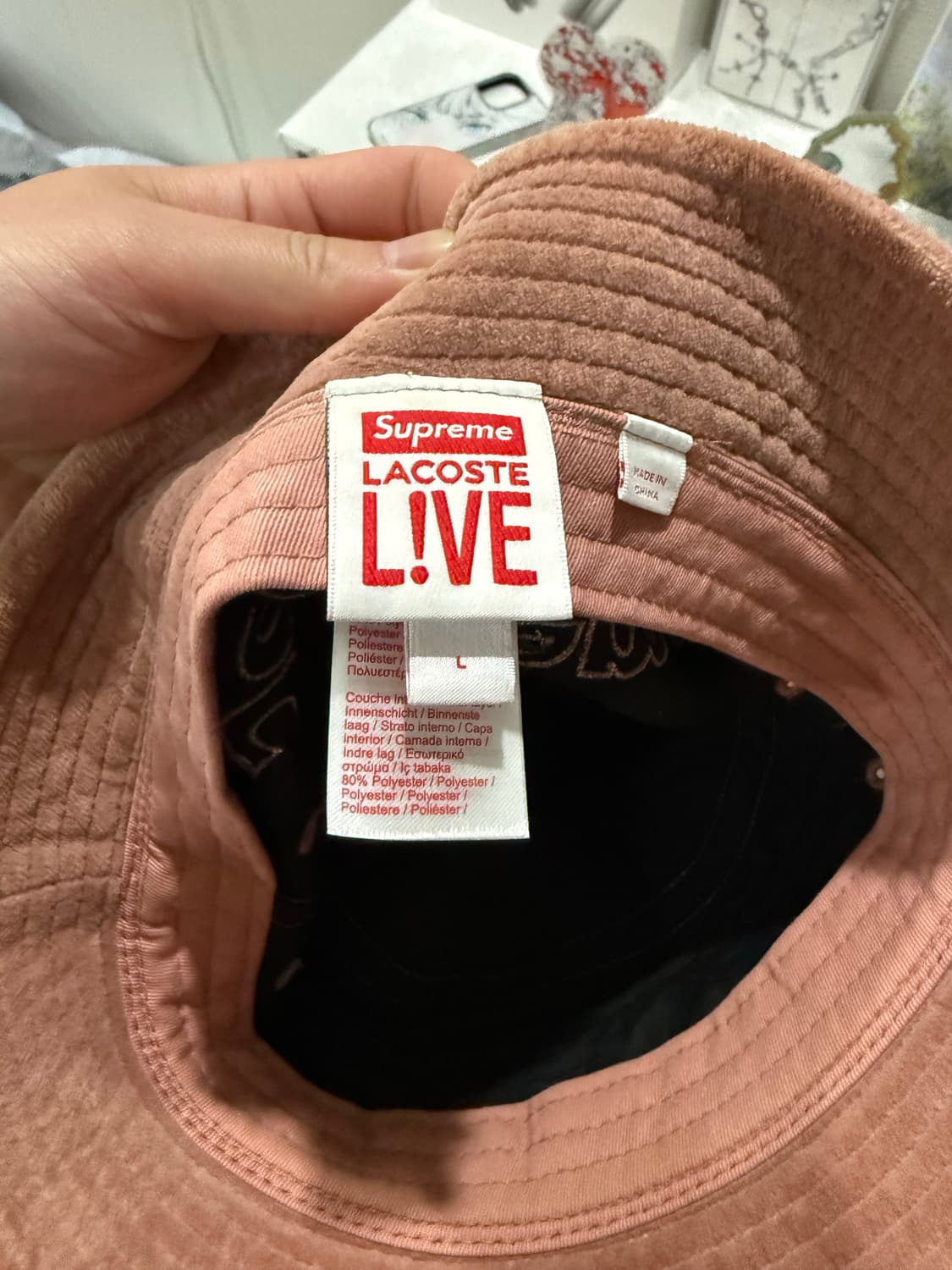 슈프림 라코스테 바킷햇(L) 상품이미지3