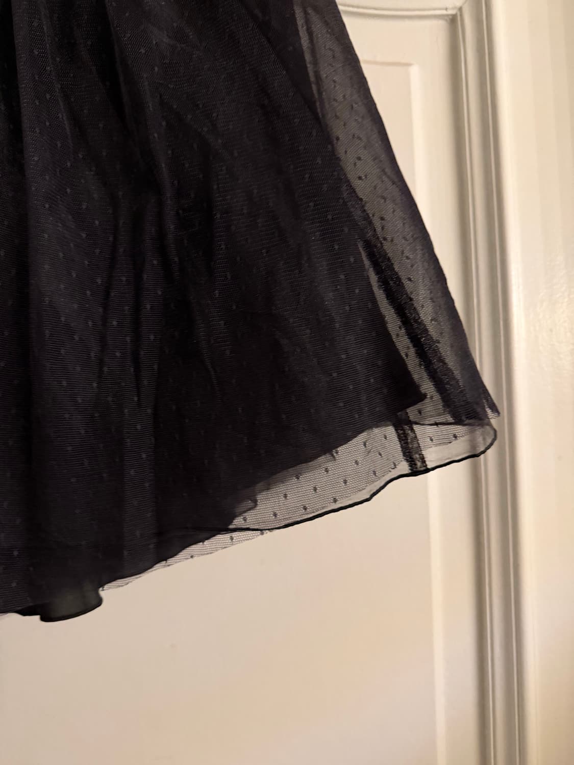 beams 도트 튤 미디 스커트 상품이미지6