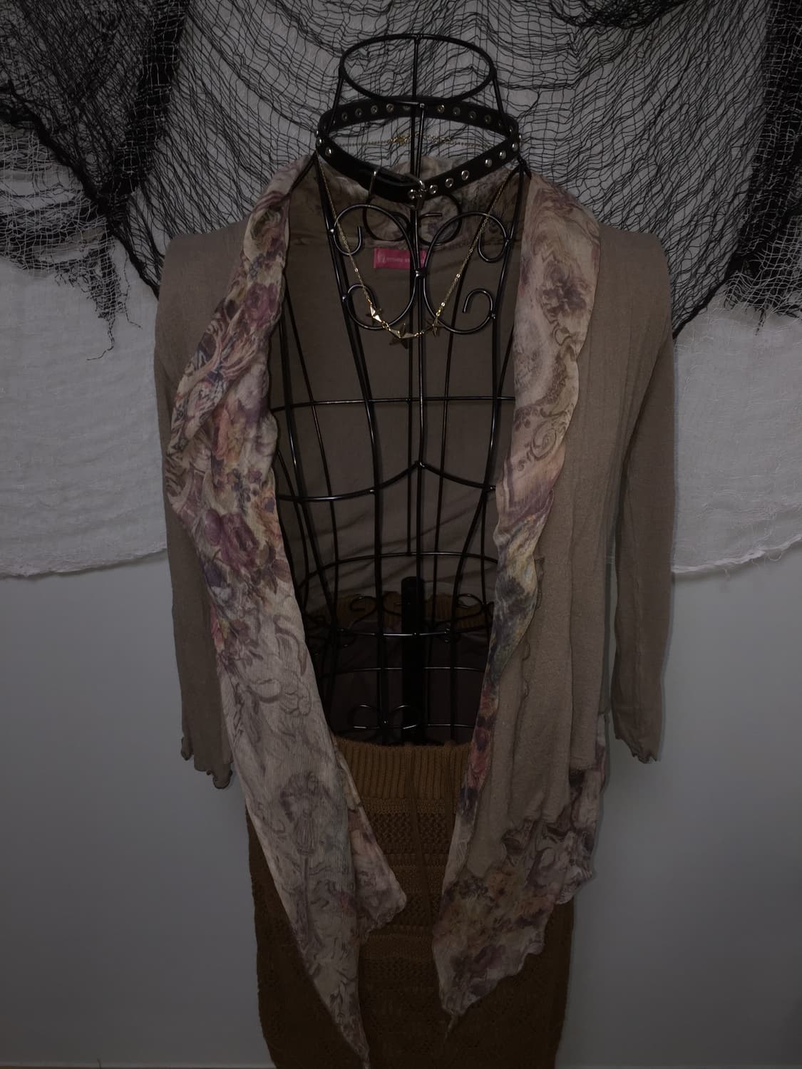 OTTIMO BRACCIO drapped flower knit boler 상품이미지3