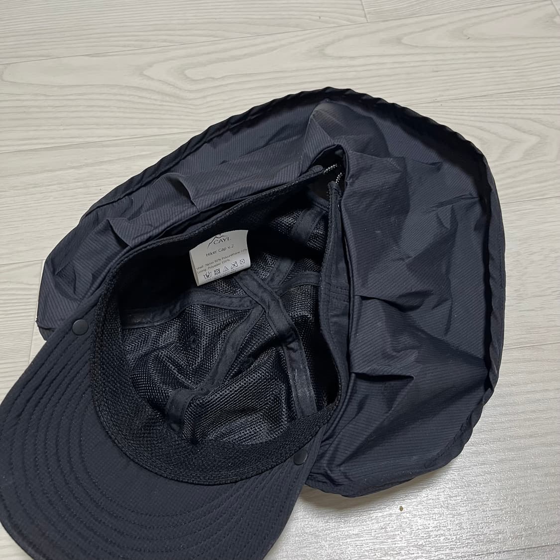 [FREE] cayl 케일 하이커캡 v.2 블랙 상품이미지4