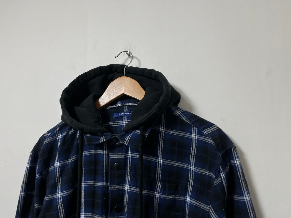 100 frank stone 루즈핏 후드 셔츠 남방 정품 상품이미지2