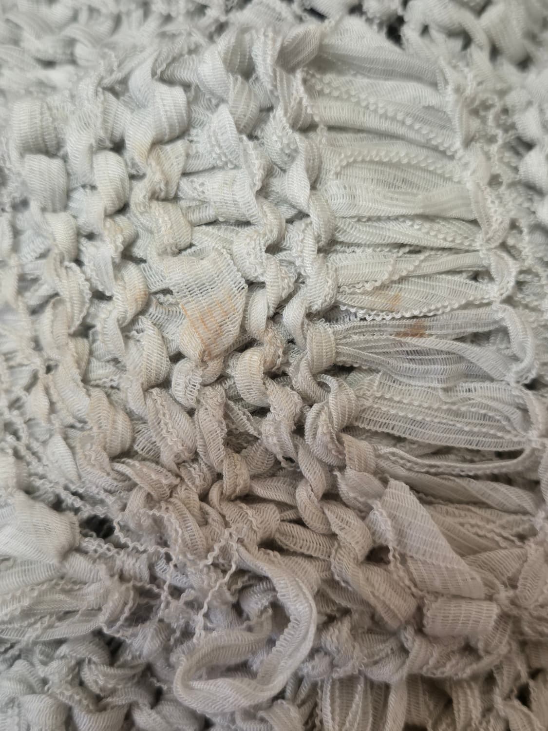 빈티지 아르마니 꼬임 네트 니트 민트 긴팔 티셔츠 상품이미지3