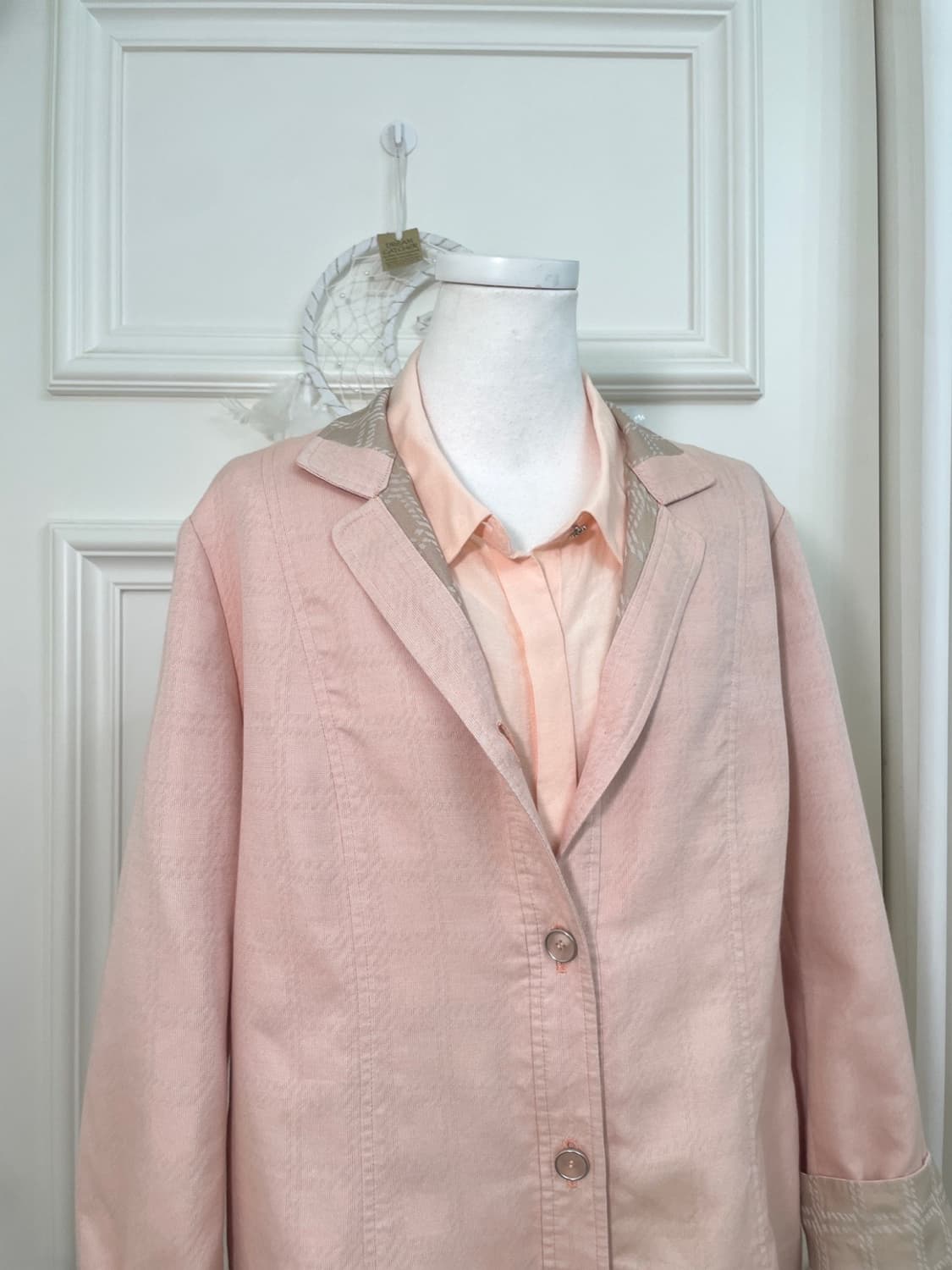 coralpink beige point spring loose jacke 상품이미지6