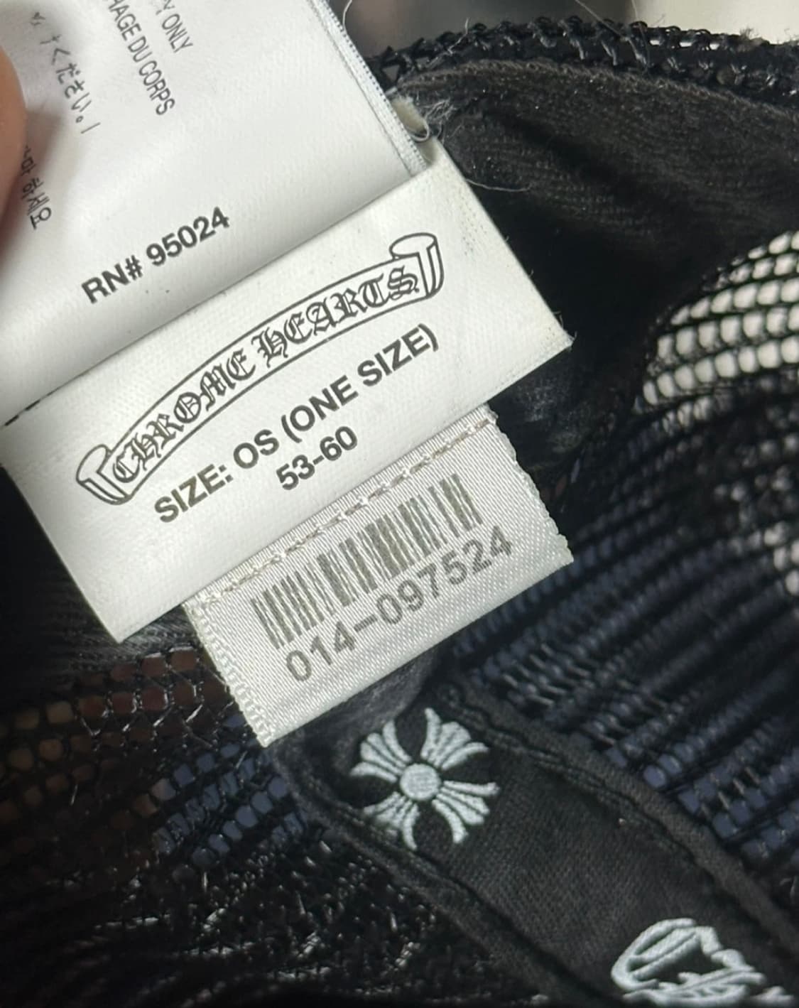 크롬하츠 프린티드 크로스 트러커햇 상품이미지5