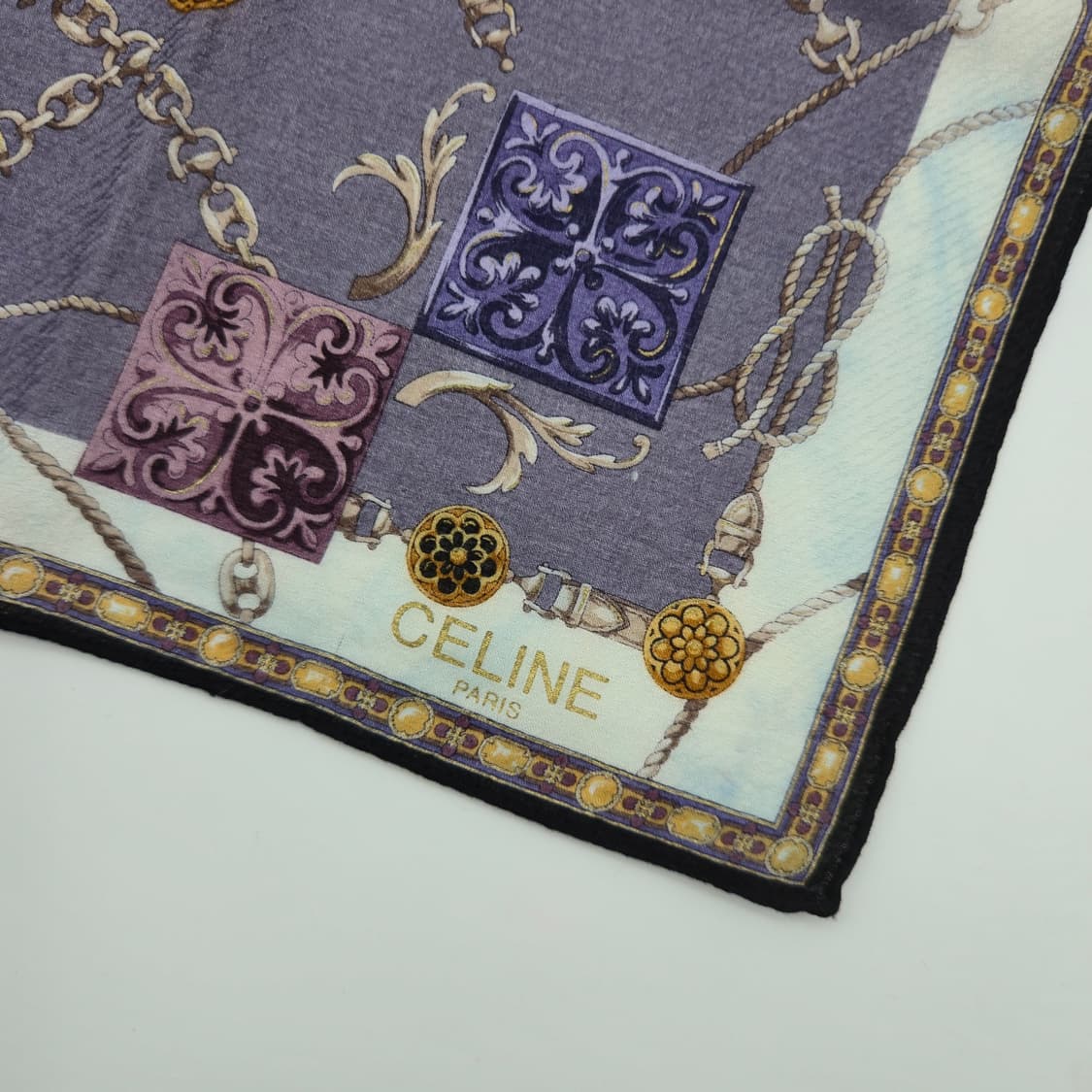 CELINE 셀린느 손수건 스카프 [BF9688-0676-06] 상품이미지5