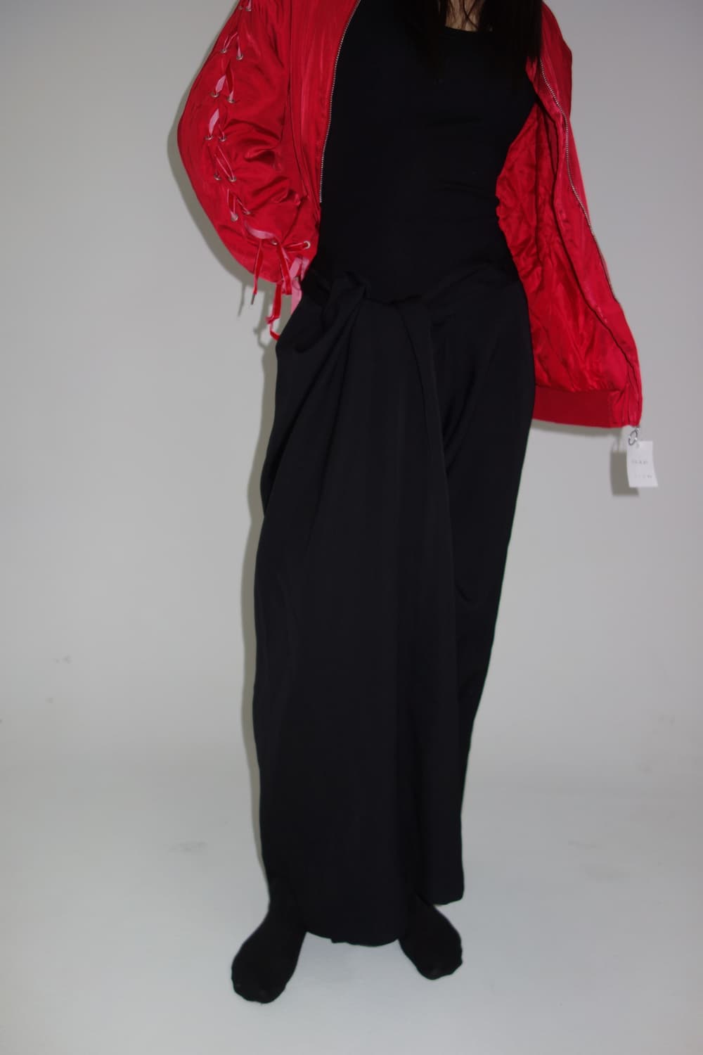 요지야마모토 랩 스커트 상품이미지1