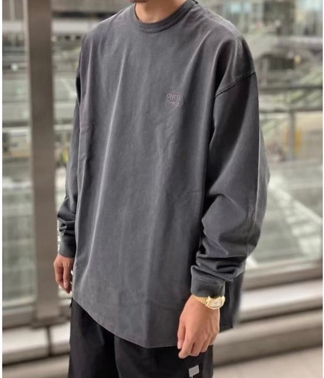 Oneita x beams 피그먼트워싱 티셔츠 상품이미지9