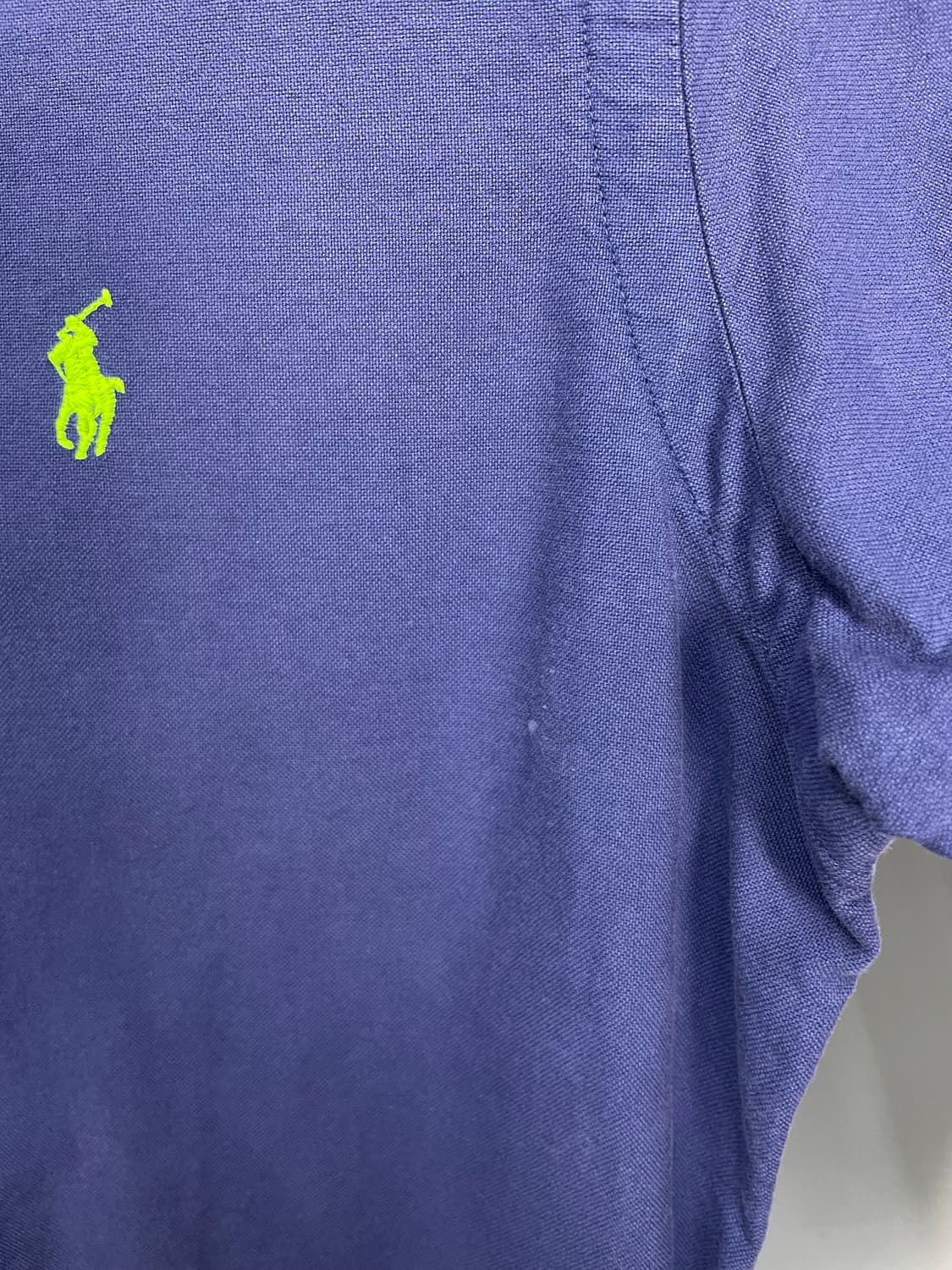 폴로 랄프로렌 솔리드 퍼플 반팔 셔츠 H1489 상품이미지6