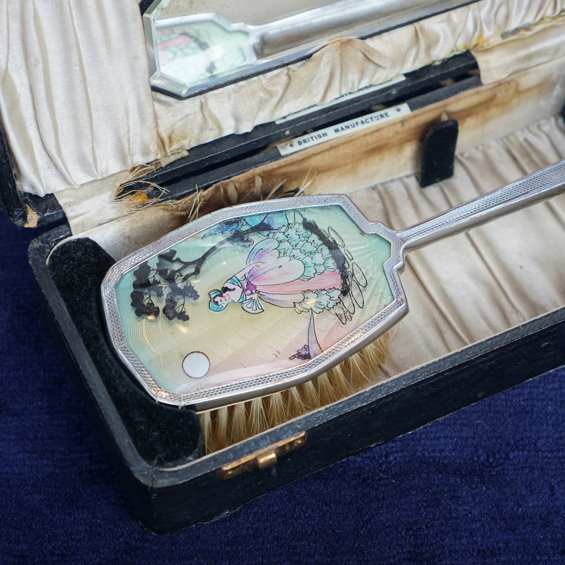 빈티지 소품 19세기 영국 헤어 브러쉬 세트 상품이미지3