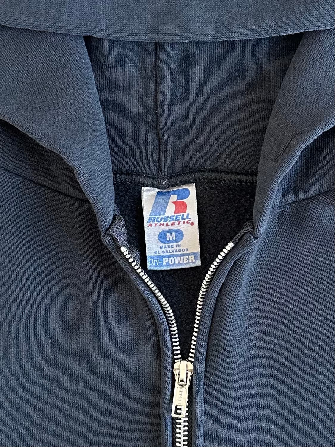 빈티지 러셀 후드집업 블랙 M 상품이미지7