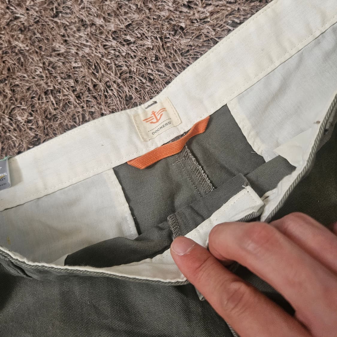 (새상품)DOCKERS in USA 코튼 시그니쳐 자수 반바지 34 상품이미지5