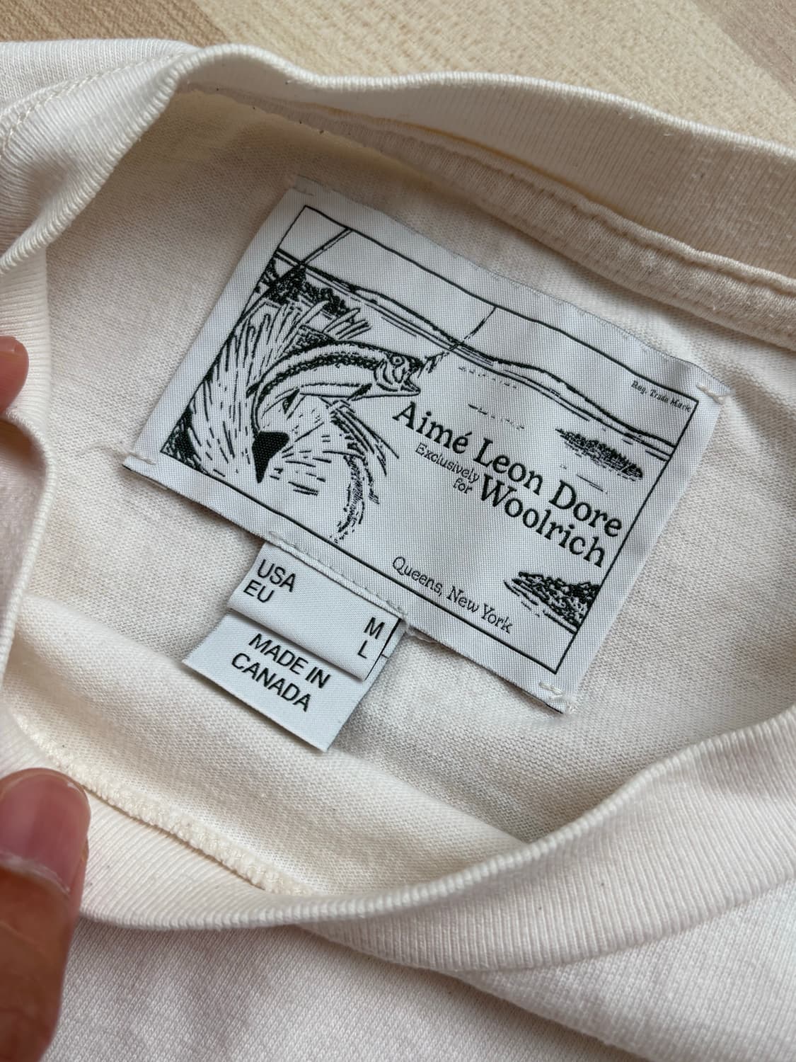Aime leon dore X Woolrich 콜라보 티셔츠  상품이미지4