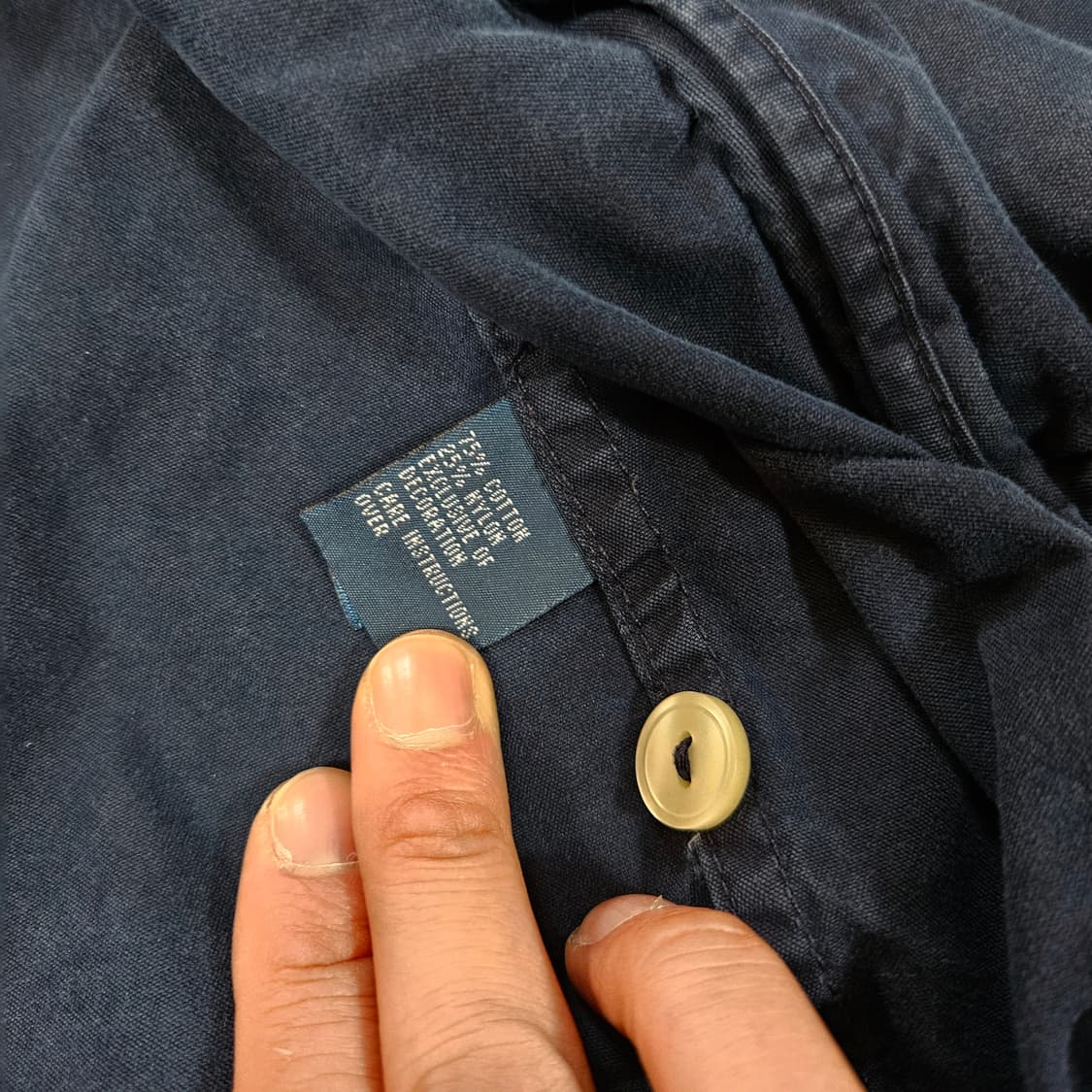 폴로랄프로렌 썬페이드 워시드 코튼 후드 집업 자켓 L  상품이미지9