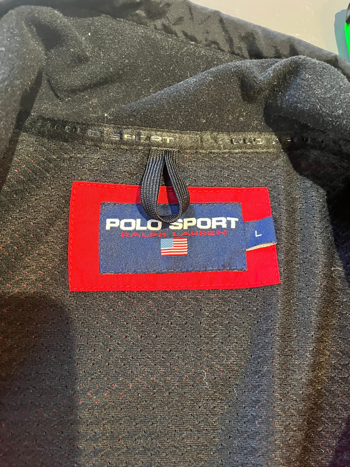 폴로 스포츠 RL-67 레드 테크 자켓 상품이미지5