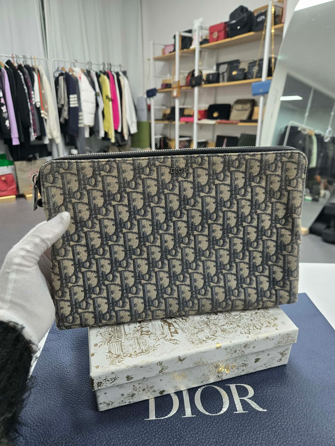 [50%세일] 디올 오블리크 아이패드 클러치백 상품이미지2