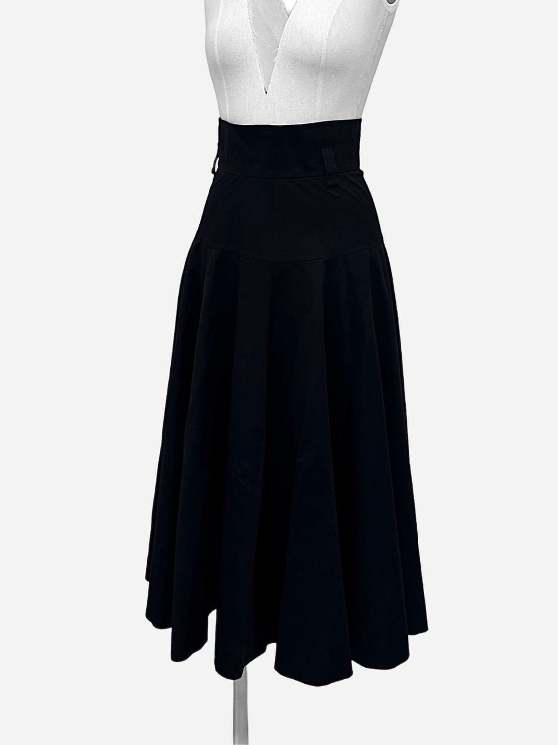 Yves Saint Laurent Black Flare Skirt 상품이미지1