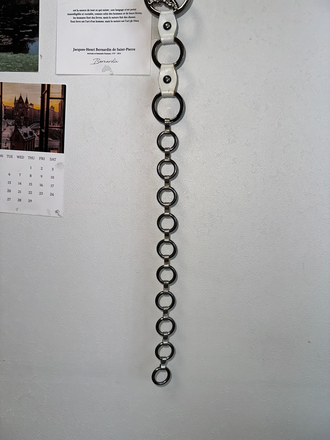 White butterfly cubic 체인벨트 상품이미지7