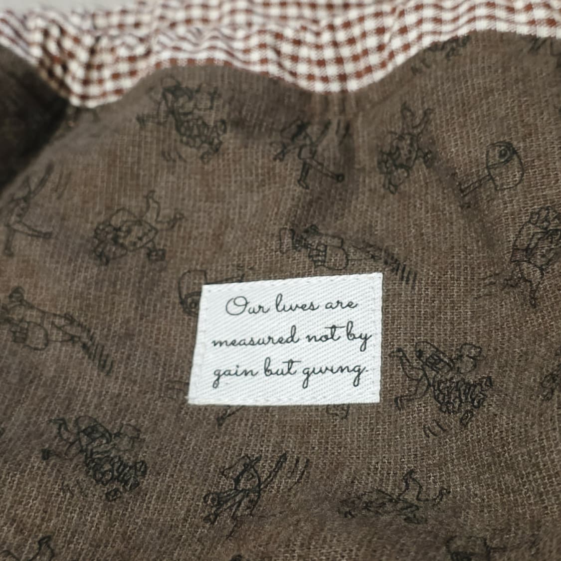 핸드메이드 라운드 스트링 파우치 상품이미지3