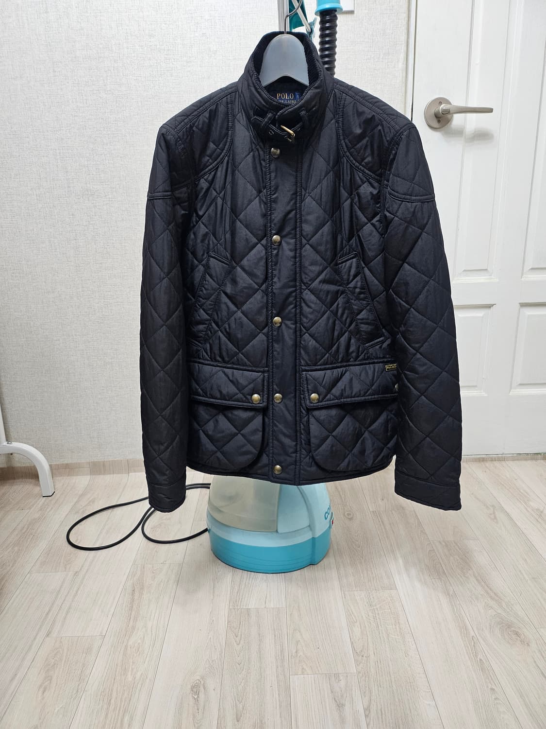 (85~90)S ☆초대장급☆ 랄프로렌 폴로 [블랙] 퀼팅자켓 상품이미지1