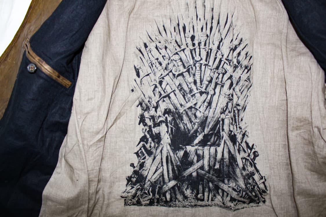 John Varvatos 존 바바토스 왕좌의게임 캡슐 컬렉션 쉽스킨 자켓 상품이미지5