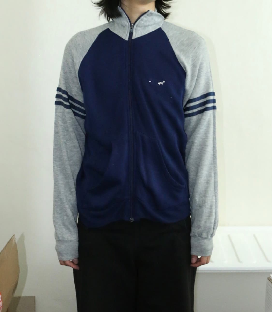 90s USA 래글런 집업 자켓  상품이미지1