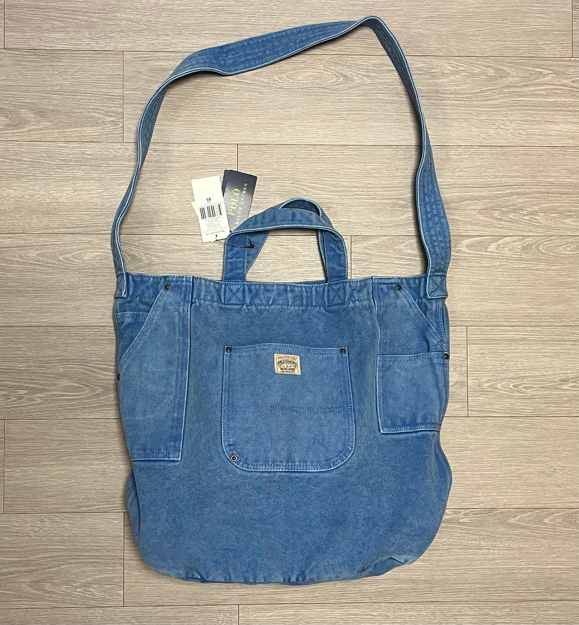 (국내미발매,새상품) 폴로 랄프로렌 컨츄리 캔버스 워시 토트백 상품이미지3